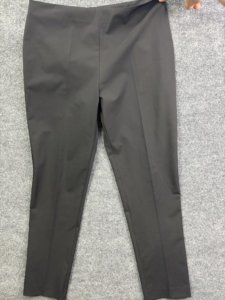 Estelle And Finn Dress Pants Womens 12 Black Slim Stretch Usa Made Tech 5504